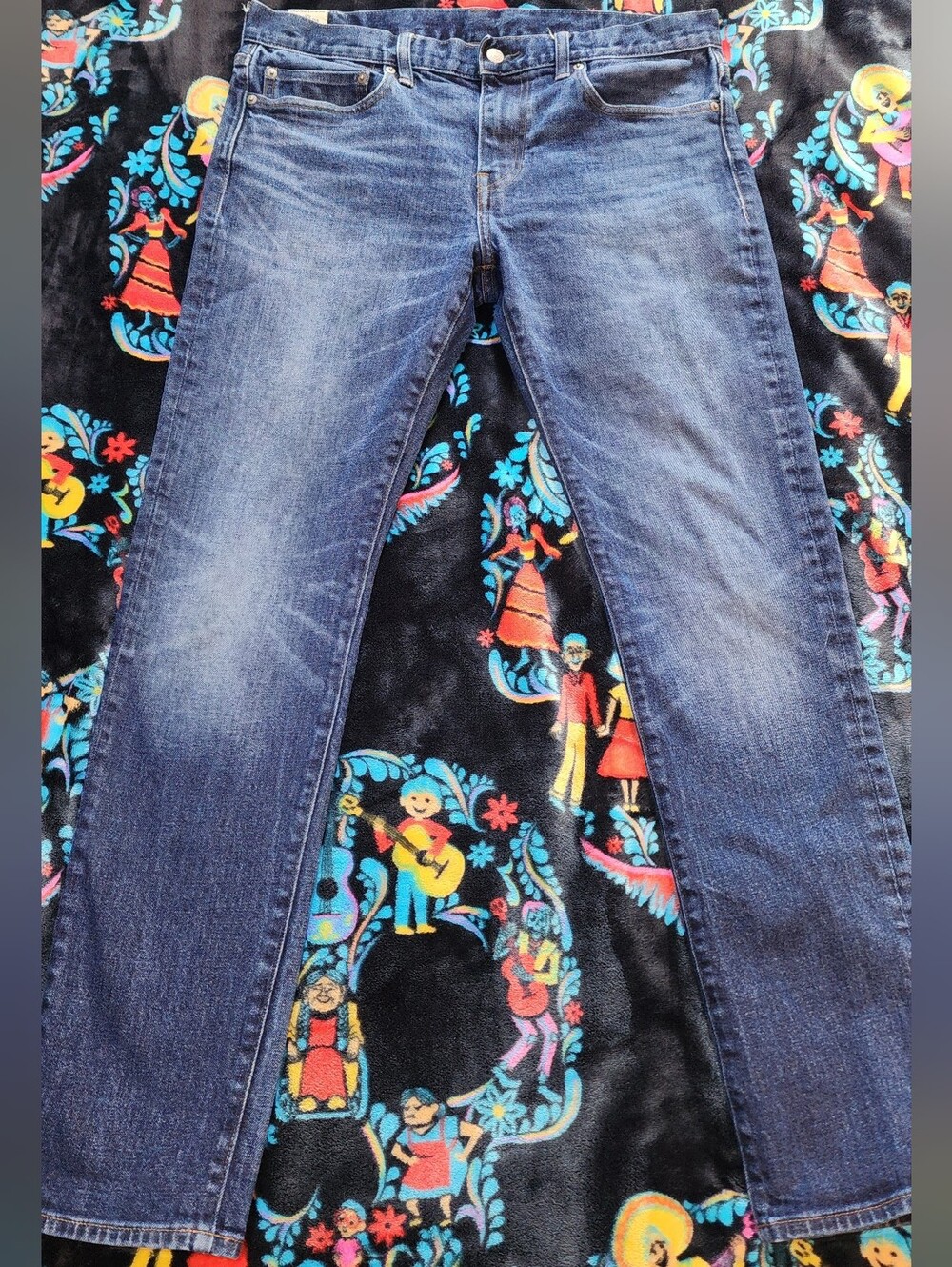 J Crew Japanese Denim Style 484 Mens Sz 34x32 Actual Sz 34x31 Non Selvedge